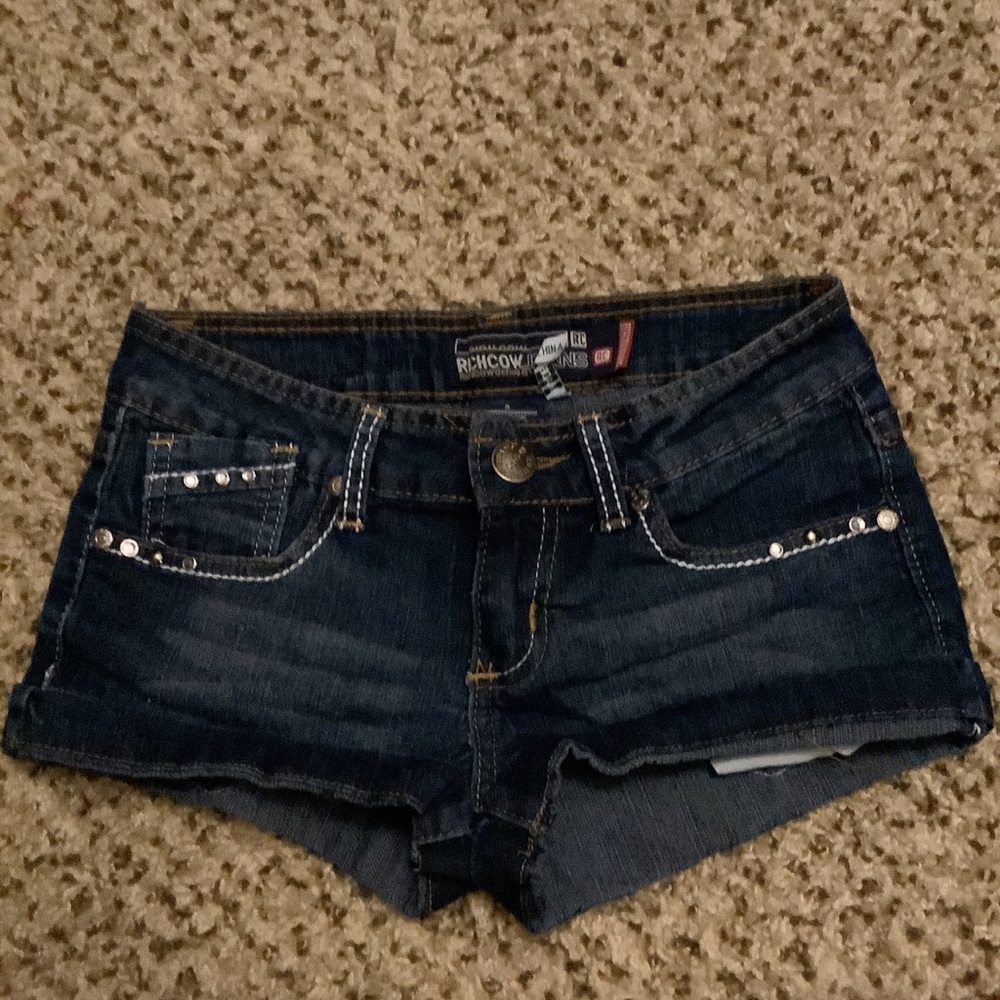 Rich Cow short shorts size 0